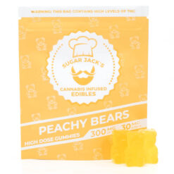 300mg THC High Dose Peachy Bears (Sugar Jack’s)