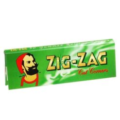 v7-Zig Zag Rolling Papers – Green Cut Corners-0 Product Variation