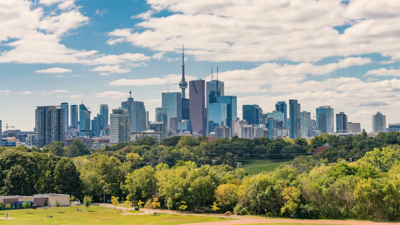videoblocks 4k timelapse sequence of toronto canada toronto s skyline as seen from riverdale park shwuzy cg thumbnail 1080 01 1400x788 - Best Same-Day Cannabis Delivery in Toronto
